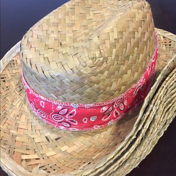 12 cowboy style hats with bandana fabric - Picture 1 of 2